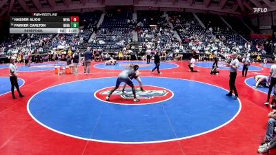 3A-175 lbs Semifinal - Nasser Aliou, West Hall vs Parker Carlton, North Hall