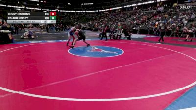 175-2A Cons. Round 2 - Colton Kepley, Norwood vs Brody Richards, Wray