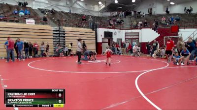 44-45 lbs Round 3 - Raymond Jr Crim, Center Grove WC vs Braxton Prince, Bloomington South WC