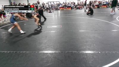 90 lbs Round 1 (6 Team) - Christopher Nemcovic, MF vs Santiago Zapata, Funky Crayons