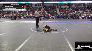 61 lbs Cons. Round 1 - Connor Franklin, Pratt WC vs Roman Madl, Slyfox