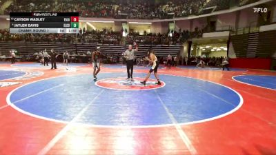138-1A Champ. Round 1 - Cayson Wadley, East Laurens vs JAYLEN DAVIS, Elbert County