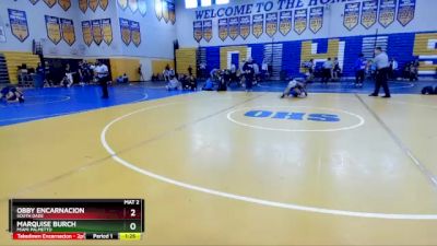 132 Blue Quarterfinal - Obby Encarnacion, South Dade vs Marquise Burch, Miami Palmetto