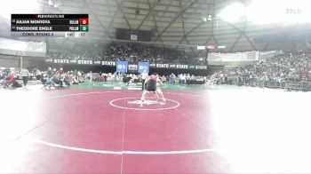 Boys 2A 215 lbs Cons. Round 3 - Julian Montoya, Bellingham vs Theodore Engle, Pullman