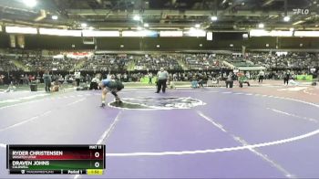 126 lbs Champ. Round 3 - Draven Johns, Caldwell vs Ryder Christensen, Wasatch Utah