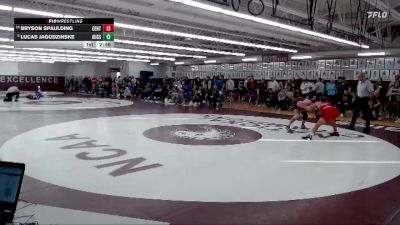 149 lbs Cons. Round 4 - Lucas Jagodzinske, Augsburg vs Bryson Spaulding, Central