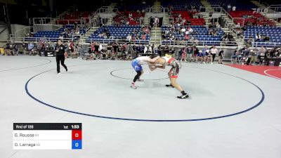 157 lbs Rnd Of 128 - Grady Rousse, MI vs Dominick Larraga, NE