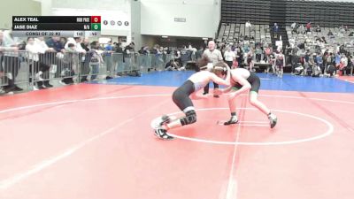 140-H lbs Consi Of 32 #2 - Alex Teal, High Pace Wrestling Club vs Jase Diaz, N/A