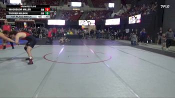220 lbs 1st Place Match - Tucker Nelson, Minot High School vs McGregor Miller, Cougar Club Wrestling