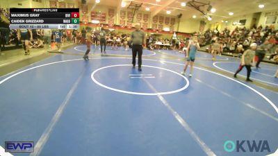 88 lbs Rr Rnd 2 - Maximus Gray, Division Bell vs Caiden Grizzard, Wagoner Takedown Club