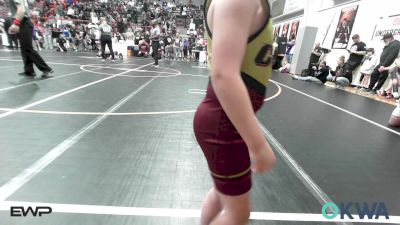 55 lbs Round Of 16 - Brooks Baxter, Claremore Wrestling Club vs Brentley Cochran, Cleveland Takedown