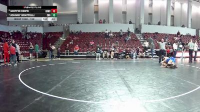 126 lbs Semifinal - Griffin Keipe, Great Neck Wrestling Club vs Johnny Brattelli, Scanlan Wrestling Academy