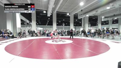 Cons. Round 2 - Dakota Frogge, Wasatch Wrestling Club vs Clara Denton-Baleztena, Loma Cowboys Wrestling
