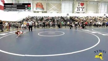 54 lbs Cons. Round 5 - Joseph Wright, Club Not Listed vs Conrad Fagan, Baldwinsville Wrestling Club