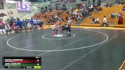 190 lbs Quarters & 1st Wb (16 Team) - Austin Anderson, Whitewater vs ADEN CHARLTON, Southwest Dekalb