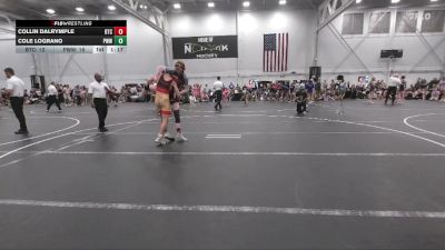 132 lbs Round 4 (6 Team) - Collin Dalrymple, Botetourt TC vs Cole Lograno, Prime Wrestling White