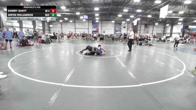 138 lbs Round Of 16 - Sammy Gantt, NC United vs Justin Williamson, Team Shutt