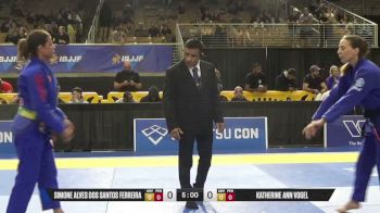 Katherine Ann Vogel vs Simone Alves Dos Santos Ferreira 2026 Pan Jiu Jitsu IBJJF Championship