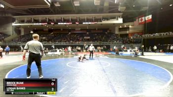 138 lbs Cons. Semi - Brock Buak, Union Mine vs Logan Banks, Del Oro