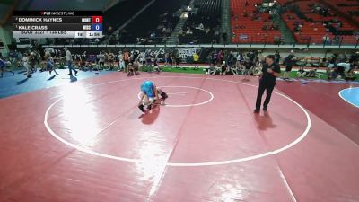 138 lbs Cons. Quarters - Dominick Haynes, Montana vs Kale Crass, Wisconsin
