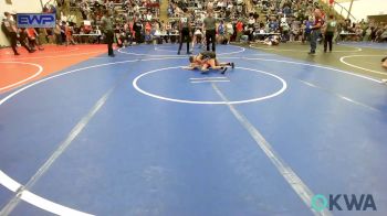 61 lbs Quarterfinal - Teagan Eichhorn, Vinita Kids Wrestling vs Achilles Cawyer, Jay Wrestling Club