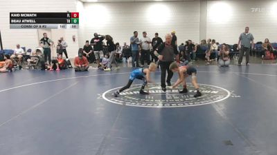 55 lbs Consi Of 8 #2 - Kaid McMath, FL vs Beau Atwell, TN