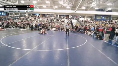 157 lbs Cons. Semi - Damon Farley, Emery vs Landon Hill, Brighton