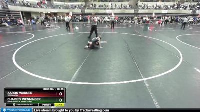 50-55 lbs Cons. Round 2 - Charles Wenninger, New Prague Wrestling vs Aaron Warner, Wisconsin