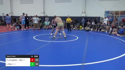 240 lbs Semifinal - Prosper Livingston - Holmes, Ares W.C. (MI) vs Jordan Roe, Metro All-Stars