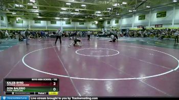 132 lbs Champ. Round 2 - Kaleb Byrd, Wyoming Underground vs Don Balerio, Fossil Wrestling