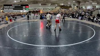 150 lbs Quarterfinals (8 Team) - Blake Hanna, Bradley Central High School vs Harlen Hunley, Knoxville Halls High School