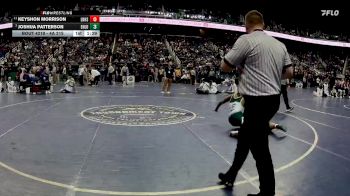 4A 215 lbs Quarterfinal - Joshua Patterson, Enloe vs Keyshon Morrison, Lake Norman High School