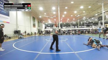 108 lbs Quarterfinal - Benjamin Schoeneberger, Grit Mat Club Blue - HSC vs Charles Cooper, Team Diamond Fish - HSC
