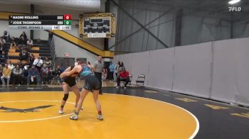 120 lbs Cons. Round 3 - Josie Thompson, Grinnell vs Naomi Rolling, Dubuque Senior