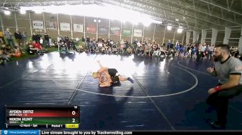 84 lbs Quarters & Wb (16 Team) - Nixon Hunt, Idaho 1 vs Ayden Ortiz, Bear Cave