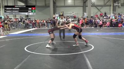 115 lbs Cons. Round 2 - Ebony Hughes, Ottawa Mat Masters vs Kinsly Stukey, Great Bend Wrestling Club