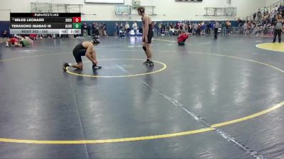 150 lbs Quarterfinal - Miles Leonard, Sherwood vs Terasono Ibabao III, Aloha