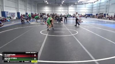 184 lbs Cons. Round 3 - Devon O`Dell, York (PA) vs Ty Saeturn, Norwich