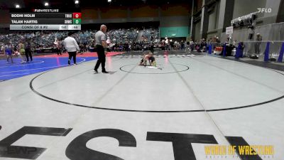 75 lbs Consi Of 8 #2 - Bodhi Holm, Truckee vs Talan Hartig, South Hills Wrestling Academy