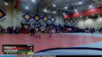 98 lbs Quarterfinal - Angelina Clay, Central Noble vs Summer Stoller, Tri-County High School