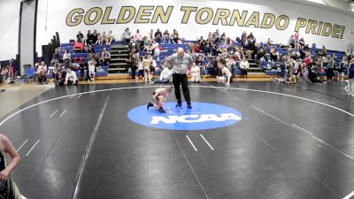 55-57 lbs Round 4 - Brody Graham, Grove City vs Kellen Toner, Butler