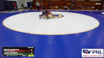 127 lbs Round 2 - Moses Mendoza, Daniel Cormier Wrestling Academy vs Brodie Christmas, Ironclad Wrestling