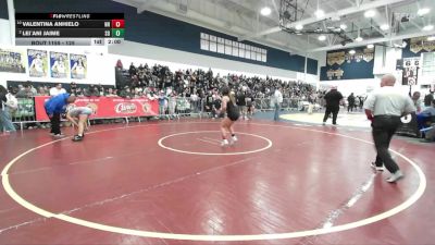 125 lbs Quarterfinal - Valentina Anhielo, Newport Harbor vs Lei`ani Jaime, San Dimas