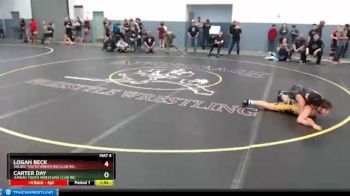 117 lbs Final - Carter Day, Juneau Youth Wrestling Club Inc. vs Logan Beck, Valdez Youth Wrestling Club Inc.