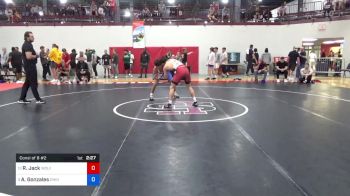 65 kg Consi Of 8 #2 - Ryan Jack, Wolfpack Wrestling Club vs Andre Gonzales, Ohio Regional Training Center