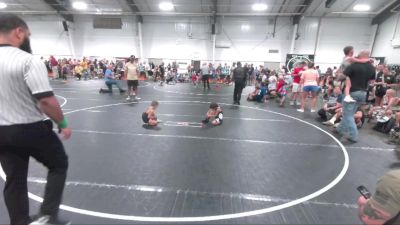 37 lbs Round 5 - Emmitt Singletary, Swainsboro vs Chaos Vasquez, Fort Stewart Wrestling Club