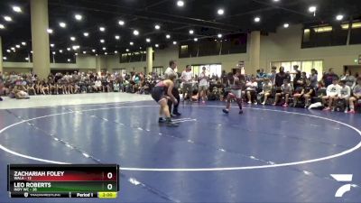 157 lbs Round 3 (6 Team) - Zachariah Foley, WALA vs Leo Roberts, Indy WC