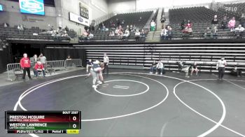 288 lbs Semifinal - Preston McGuire, Bountiful High School vs Weston Lawrence, Layton High School