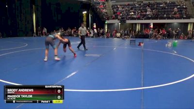 110 lbs Quarterfinal - Maddox Taylor, DC Elite vs Brody Andrews, Wrath