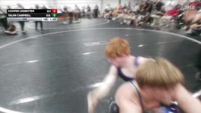 175 lbs Semis (4 Team) - Cooper Ledbetter, MF Dynasty vs Talon Campbell, Reverence United Black